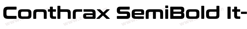 Conthrax SemiBold It字体转换 Conthrax SemiBold It字体转换